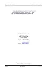 Preview for 17 page of Kobelt 7166 Electric Helm Owner'S Operation, Installation & Maintenance Manual