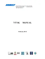 Kobelt 7173-K Manual предпросмотр