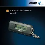 Kobil SecOVID Token III Manual preview