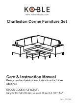 KOBLE Charleston Care & Instruction Manual preview