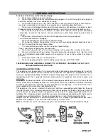 Preview for 3 page of Koblenz BP-1400 Service Manual & Parts List