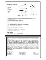 Preview for 2 page of Koblenz D-280 Operating Instructions