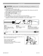 Предварительный просмотр 5 страницы Koblenz HLT-370 V Manual Service Parts List