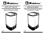 Preview for 1 page of Koblenz LCK50 Operation Manual