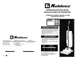 Preview for 1 page of Koblenz U-40 Operating Instructions Manual