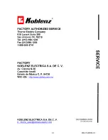 Preview for 14 page of Koblenz U-80 Service Manual