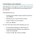 Preview for 14 page of Kobo Touch 2.0 User Manual