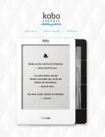 Kobo Touch QS Quick Manual preview