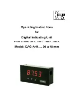 Kobold DAG-A44 Series Operating Instructions Manual предпросмотр