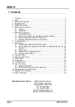 Предварительный просмотр 2 страницы Kobold DON-05 Operating Instructions Manual