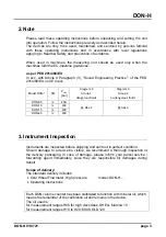 Предварительный просмотр 3 страницы Kobold DON-05 Operating Instructions Manual