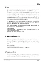 Предварительный просмотр 3 страницы Kobold DPL-1E Series Operating Instructions Manual