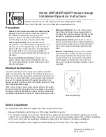 Предварительный просмотр 1 страницы Kobold DRF34 Series Installation & Operation Instructions