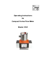 Kobold DVZ series Operating Instructions Manual preview