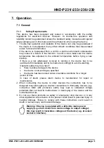 Предварительный просмотр 5 страницы Kobold HND-P231 Operating Instructions Manual