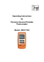 Kobold HND-T126 Operating Instructions Manual предпросмотр