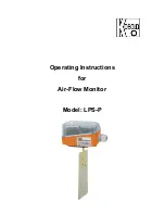 Kobold LPS-1100P Operating Instructions Manual preview