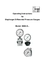 Предварительный просмотр 1 страницы Kobold MAN-D Series Operating Instructions Manual