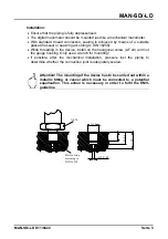 Предварительный просмотр 5 страницы Kobold MAN-LD Series Operating Instructions Manual