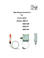 Kobold NBK-R series Operating Instructions Manual preview