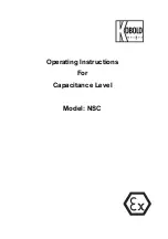 Предварительный просмотр 1 страницы Kobold NSC Operating Instructions Manual