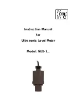 Предварительный просмотр 1 страницы Kobold NUS-7 Series Instruction Manual