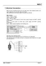 Предварительный просмотр 7 страницы Kobold NUS-7 Series Instruction Manual