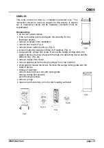 Предварительный просмотр 19 страницы Kobold OMH-15 Operating Instructions Manual