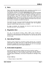 Preview for 3 page of Kobold SEN-33 Series Operating Instructions Manual