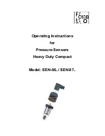 Preview for 1 page of Kobold SEN-86 Series Operating Instructions Manual