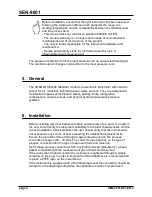 Preview for 4 page of Kobold SEN-9601 Operating Instructions Manual