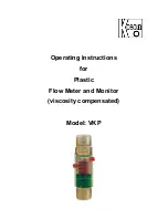 Kobold VKP Series Operating Instructions Manual предпросмотр