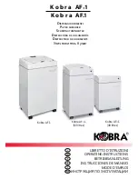 Kobra Kobra AF+1 Operating Instructions Manual preview