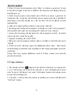 Preview for 12 page of KOCASO Flash II User Manual