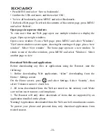 Preview for 22 page of KOCASO Flash II User Manual