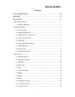 KOCASO M776H User Manual preview