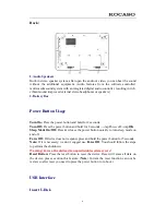 Preview for 6 page of KOCASO NB1400A User Manual