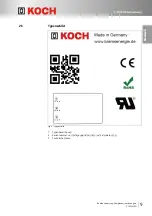 Предварительный просмотр 13 страницы Koch 2.0 Series Operating Manual