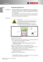 Предварительный просмотр 32 страницы Koch 2.0 Series Operating Manual