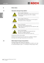 Предварительный просмотр 72 страницы Koch 2.0 Series Operating Manual