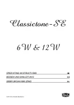 Koch CLASSICTONE-SE Operating Instructions Manual preview