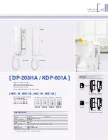 Предварительный просмотр 3 страницы KOCOM DP-203HA User & Installation Manual