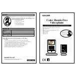 Предварительный просмотр 1 страницы KOCOM KCV-350 User Manual