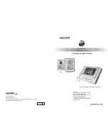 KOCOM KCV-801 Operating & Installation Manual предпросмотр