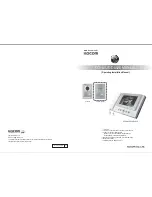 KOCOM KCV-802R Operating & Installation Manual предпросмотр