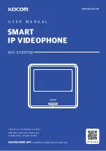 Preview for 1 page of KOCOM KCV-S701IP2W User Manual