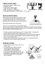 Предварительный просмотр 5 страницы KODA 1405190 Care & Use Instructions