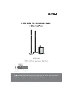 Preview for 1 page of KODA iP800 User Manual