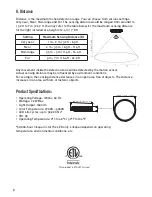 Preview for 8 page of KODA LM56123 Care & Use Instructions