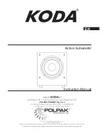 Preview for 1 page of KODA SW-1000 MkII Instruction Manual